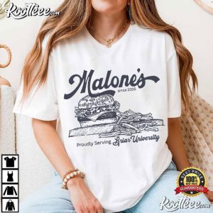 Off Campus Merch Malones Vintage Burger Diner T Shirt (4)