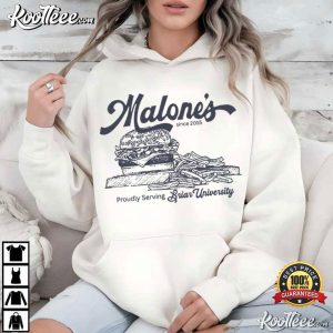 Off Campus Merch Malones Vintage Burger Diner T Shirt (1)