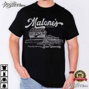 Off Campus Merch Malones Vintage Burger Diner T Shirt (3)