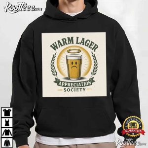 Warm Lager Appreciation Society Pint Retro Beer Advert Parody T-Shirt Warm Lager Appreciation Society Pint Retro Beer Advert Parody T Shirt (2)