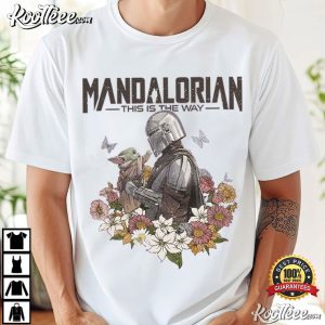 Star Wars Mandalorian Grogu Baby Yoda Father's Day T Shirt (4)