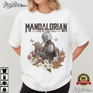 Star Wars Mandalorian Grogu Baby Yoda Father's Day T Shirt (3)