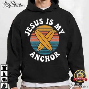 Jesus Is My Anchor Retro Christian Beach Religious T-Shirt Jesus Is My Anchor Retro Christian Beach Religious T Shirt (4)