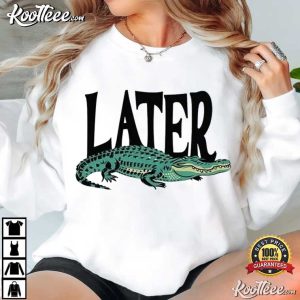 Later Gator Vintage 90s Y2K Graphic Alligator T-Shirt Later Gator Vintage 90s Y2K Graphic Alligator T Shirt (1)