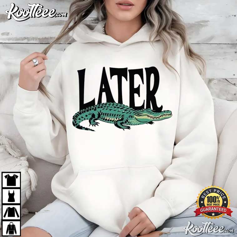 Later Gator Vintage 90s Y2K Graphic Alligator T-Shirt
