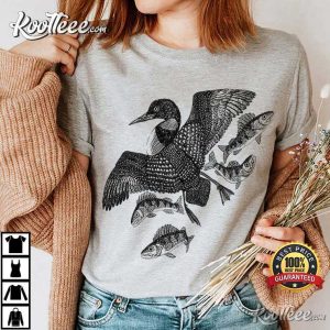 Loon Boxy Perch Bird T Shirt (3)