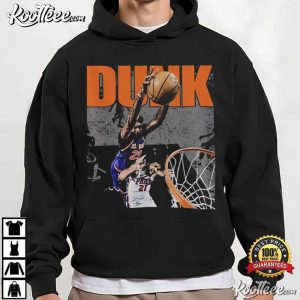 Mitchell Robinson Dunk Joel Embiid Vintage Basketball T-Shirt Mitchell Robinson Dunk Joel Embiid Vintage Basketball T Shirt (4)