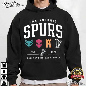 San Antonio Basketball Crazy Hispanic Spurs Player Retro Skyline T Shirt (4)