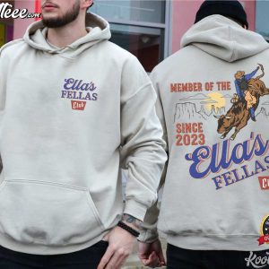 Ella's Fellas Club Cowboy 2026 Vintage Western Concert T Shirt (2)