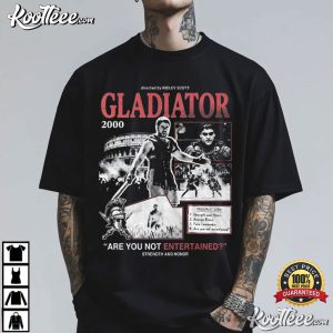 Gladiator Vintage Roman Empire Movie Film Lover T Shirt (4)