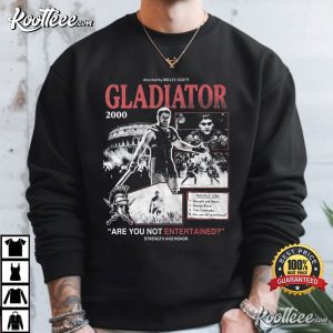 Gladiator Vintage Roman Empire Movie Film Lover T Shirt (2)
