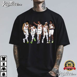 New York Knicks KAT Brunson Mikal Hart And OG Basketball T Shirt (1)