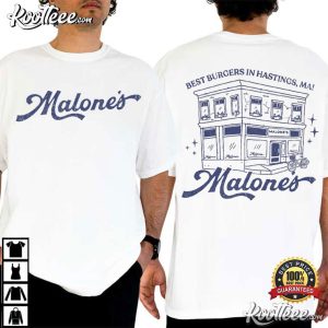 Malones Diner Hastings MA Off Campus Series Merch T Shirt (1)