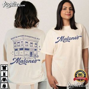 Malones Diner Hastings MA Off Campus Series Merch T Shirt (3)