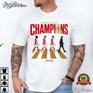 Arsenal Premier League Champions 2025 2026 North London Victory T Shirt (4)