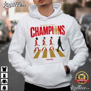Arsenal Premier League Champions 2025 2026 North London Victory T Shirt (2)