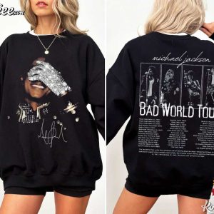 Michael Jackson Bad World Tour 1987 Vintage King Of Pop Concert T (4)