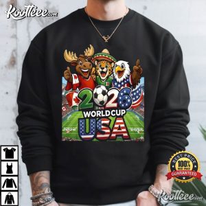 Mascot 2026 World Cup USA Funny Soccer T Shirt (1)