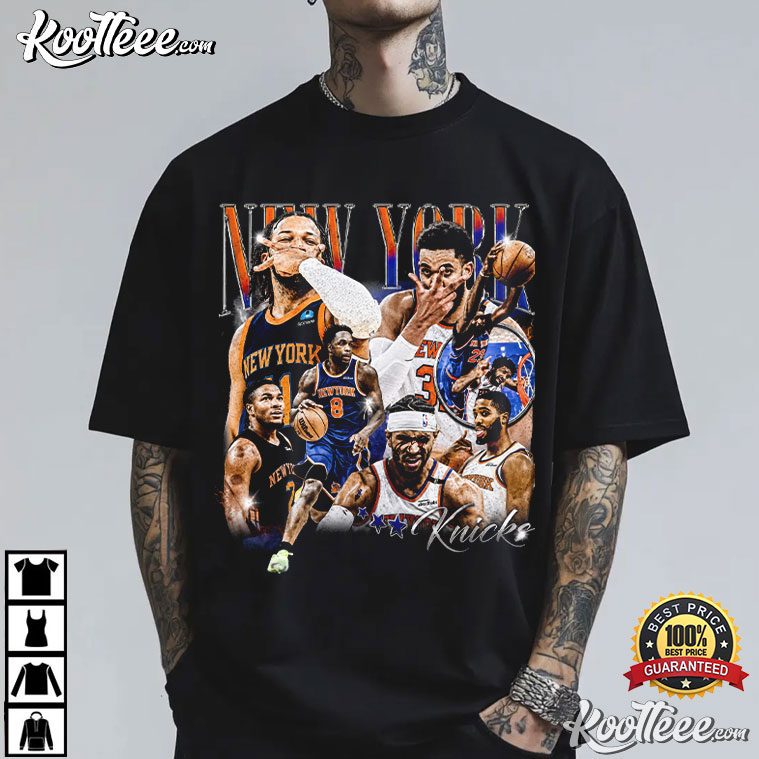 Brunson Anunoby Hart Towns Robinson Basketball Vintage T-Shirt Brunson Anunoby Hart Towns Robinson Basketball Vintage T-Shirt