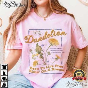 Dandelion Lyrics Country Music Fan T Shirt (1)