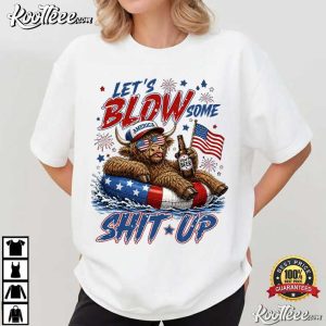 Highland Cow Funny 4th Of July Patriotic Summer T-Shirt Highland Cow Funny 4th Of July Patriotic Summer T Shirt (4)