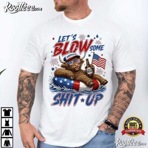 Highland Cow Funny 4th Of July Patriotic Summer T Shirt (1)