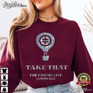 Take That Tour The Circus Live Summer 2026 T-Shirt Take That Tour The Circus Live Summer 2026 T Shirt (3)