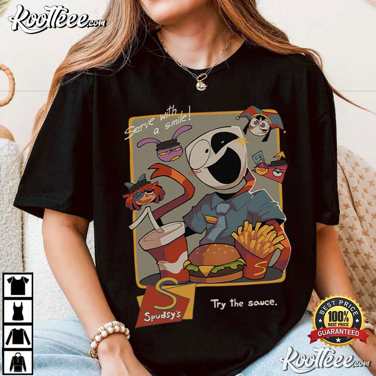 Digital Circus Spudsy's Gangle Jax Fast Food T-Shirt Digital Circus Spudsy's Gangle Jax Fast Food T-Shirt