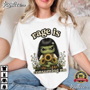 Rage Is Consuming Me Sarcastic Meme Funny Frog Graphic T-Shirt Rage Is Consuming Me Sarcastic Meme Funny Frog Graphic T Shirt (1)
