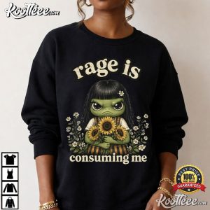 Rage Is Consuming Me Sarcastic Meme Funny Frog Graphic T-Shirt Rage Is Consuming Me Sarcastic Meme Funny Frog Graphic T Shirt (2)
