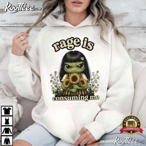 Rage Is Consuming Me Sarcastic Meme Funny Frog Graphic T-Shirt Rage Is Consuming Me Sarcastic Meme Funny Frog Graphic T Shirt (3)