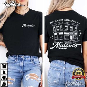Off Campus Malone's Bar Best Burgers Hastings MA T-Shirt Off Campus Malone's Bar Best Burgers Hastings MA T Shirt (4)