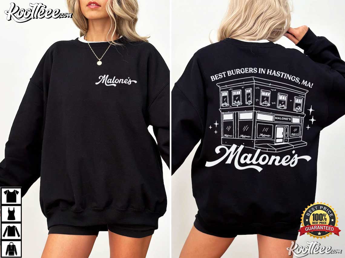 Off Campus Malone's Bar Best Burgers Hastings MA T-Shirt Off Campus Malone's Bar Best Burgers Hastings MA T-Shirt
