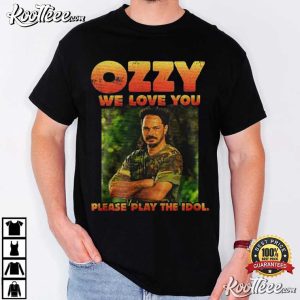 Ozzy We Love You Please Play The Idol Vintage TV Series T Shirt (1)