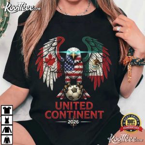 United Continent 2026 Eagle Soccer North America Football T-Shirt United Continent 2026 Eagle Soccer North America Football T Shirt (4)