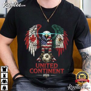 United Continent 2026 Eagle Soccer North America Football T Shirt (1)