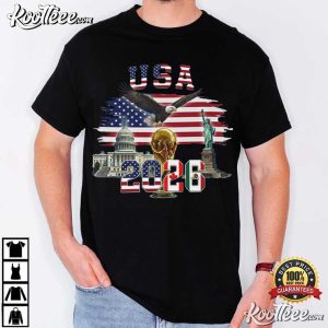 USA 2026 World Cup Soccer Fan Patriotic Eagle American Flag T Shirt (1)