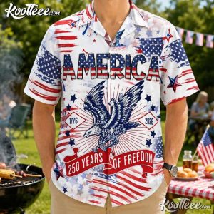 America 250th Anniversary Independence Day Patriotic Hawaiian Shirt (4)