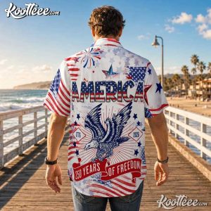 America 250th Anniversary Independence Day Patriotic Hawaiian Shirt (1)