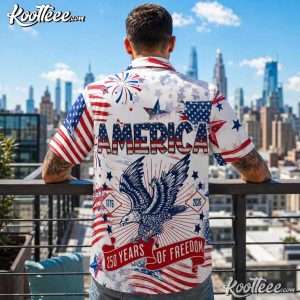 America 250th Anniversary Independence Day Patriotic Hawaiian Shirt (3)