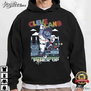Super Mario Cleveland Guardians Baseball Power Up T Shirt (3)