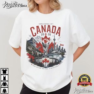 North America World Cup Soccer 2026 Canada T Shirt (1)