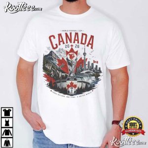 North America World Cup Soccer 2026 Canada T-Shirt North America World Cup Soccer 2026 Canada T Shirt (2)