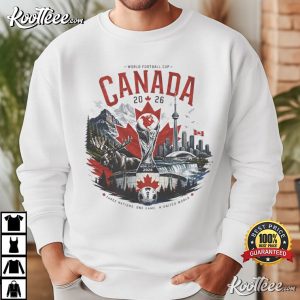 North America World Cup Soccer 2026 Canada T-Shirt North America World Cup Soccer 2026 Canada T Shirt (3)