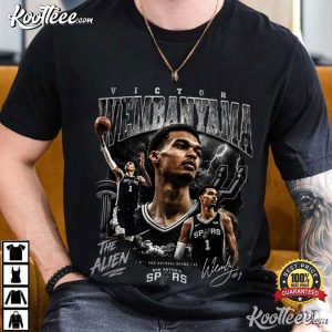 Victor Wembanyama San Antonio Spurs Vintage NBA Fan T Shirt (2)