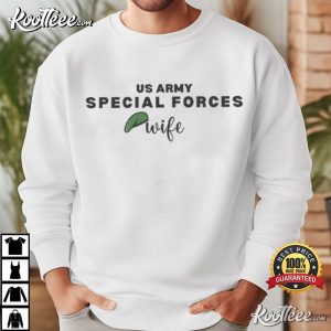 US Army Special Forces Wife Green Beret Military Spouse T Shirt (4)