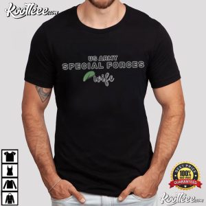 US Army Special Forces Wife Green Beret Military Spouse T Shirt (2)