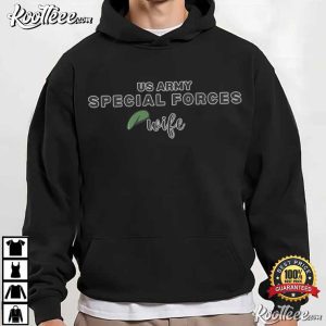 US Army Special Forces Wife Green Beret Military Spouse T Shirt (3)