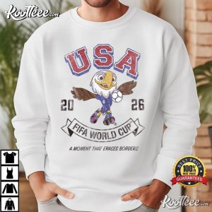USA Eagle Mascot Patriotic Soccer Fan World Cup 2026 T Shirt (1)