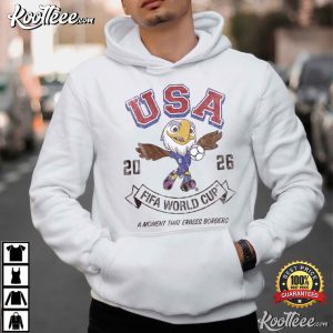 USA Eagle Mascot Patriotic Soccer Fan World Cup 2026 T Shirt (2)